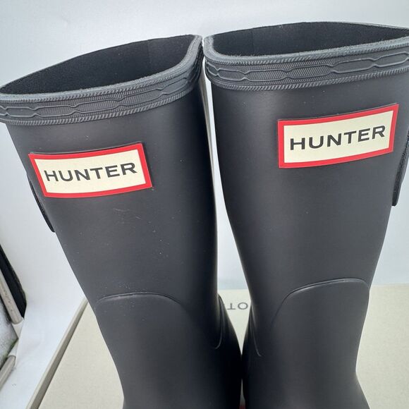 Hunter Women\'s Original Short Boot Black Matte US 8 Waterproof, Rain Boot New main image 8